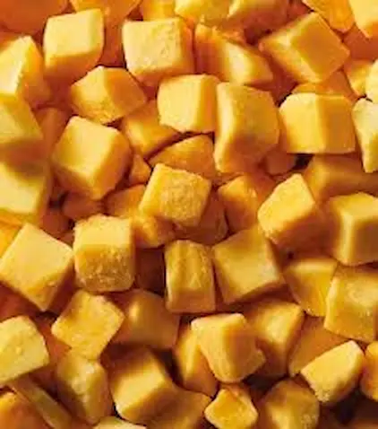 Frozen mangoes