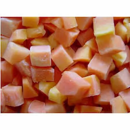 Frozen papaya
