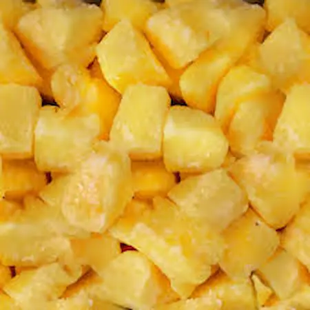 Frozen pineapple